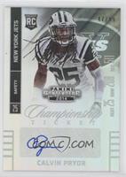 Calvin Pryor (Seat Row Sec) #/99