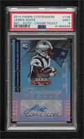 James White (Sec Row Seat) [PSA 9 MINT] #/99