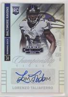 Lorenzo Taliaferro (White Jersey) #/99