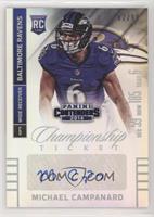 Michael Campanaro (Sec Row Seat) #/99