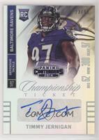 Timmy Jernigan (Sec Row Seat) #/99