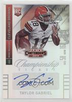 Taylor Gabriel (Sec Row Seat) #/99