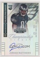 Jordan Matthews (Posing Without Ball Visible) #/49