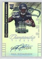 Paul Richardson (Running With Ball in Left Hand) #/49