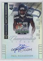 Paul Richardson (Posing with Football in Right Hand) #/49