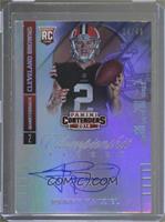 Johnny Manziel (Posing with Ball in Left Hand) [Noted] #/49