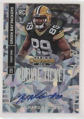 2014 Panini Contenders - [Base] - Cracked Ice Ticket #169.1 - Richard Rodgers (No Ball Visible) /22 [EX to NM]