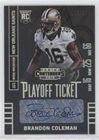 Brandon Coleman (Seat Row Sec) #/199