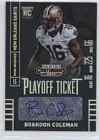 Brandon Coleman (Seat Row Sec) #/199