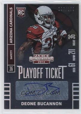 2014 Panini Contenders - [Base] - Playoff Ticket #124.1 - Deone Bucannon (Sec Row Seat) /199
