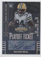 Rajion Neal (Sec Row Seat) #/199