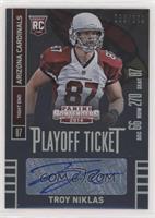 Troy Niklas (Sec Row Seat) #/199