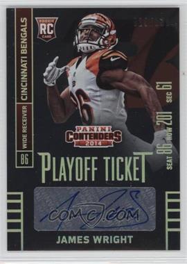 2014 Panini Contenders - [Base] - Playoff Ticket #194.2 - James Wright (Looking Up) /199