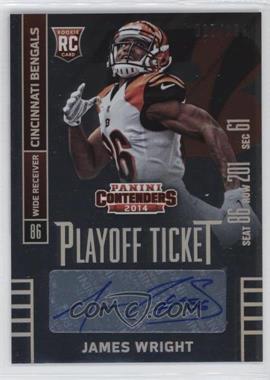 2014 Panini Contenders - [Base] - Playoff Ticket #194.2 - James Wright (Looking Up) /199