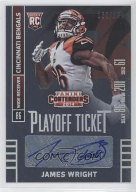 2014 Panini Contenders - [Base] - Playoff Ticket #194.2 - James Wright (Looking Up) /199