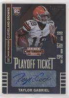 Taylor Gabriel (Sec Row Seat) [Noted] #/199