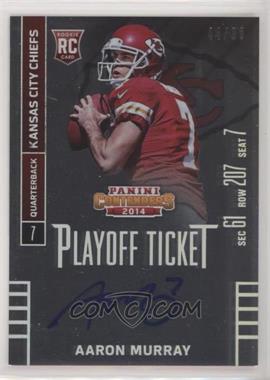 2014 Panini Contenders - [Base] - Playoff Ticket #201.1 - Aaron Murray (Profile View) /99