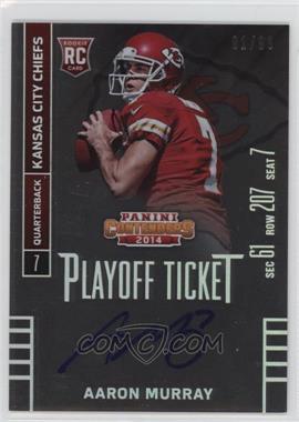 2014 Panini Contenders - [Base] - Playoff Ticket #201.1 - Aaron Murray (Profile View) /99
