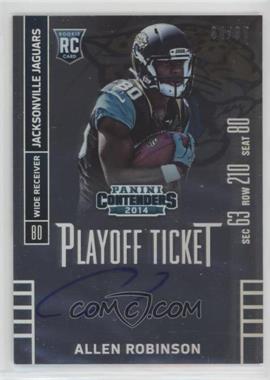 2014 Panini Contenders - [Base] - Playoff Ticket #203.1 - Allen Robinson (running) /99