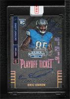 Eric Ebron (Both Hands on Ball) [Uncirculated] #/99