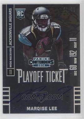 2014 Panini Contenders - [Base] - Playoff Ticket #226.1 - Marqise Lee (Running with Football in Right Arm) /99