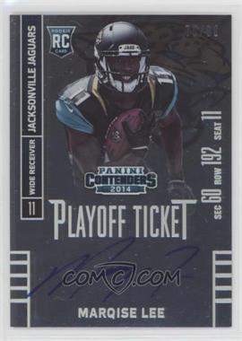 2014 Panini Contenders - [Base] - Playoff Ticket #226.1 - Marqise Lee (Running with Football in Right Arm) /99