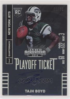 2014 Panini Contenders - [Base] - Playoff Ticket #229.1 - Tajh Boyd (Running with Football in Right Hand) /99