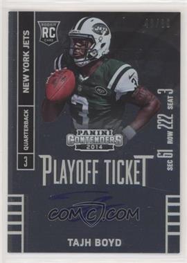 2014 Panini Contenders - [Base] - Playoff Ticket #229.1 - Tajh Boyd (Running with Football in Right Hand) /99