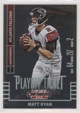 2014 Panini Contenders - [Base] - Playoff Ticket #46 - Matt Ryan /199