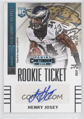 2014 Panini Contenders - [Base] #131.2 - Henry Josey (Ball in Right Arm) /150