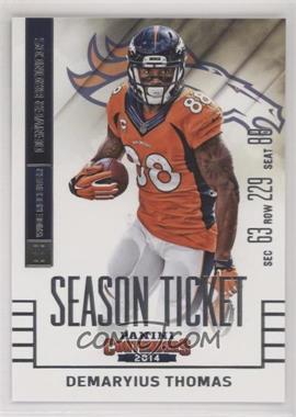 2014 Panini Contenders - [Base] #16 - Demaryius Thomas