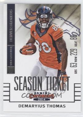 2014 Panini Contenders - [Base] #16 - Demaryius Thomas