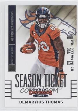 2014 Panini Contenders - [Base] #16 - Demaryius Thomas