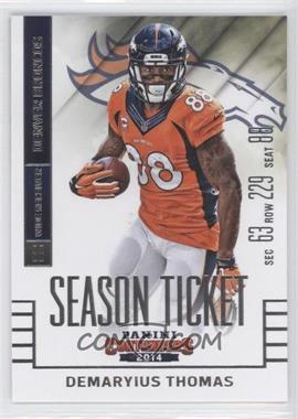 2014 Panini Contenders - [Base] #16 - Demaryius Thomas