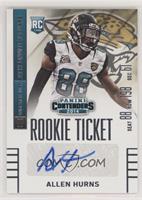 Allen Hurns (White Jersey) [EX to NM] #/25