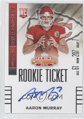 2014 Panini Contenders - [Base] #201.2 - Aaron Murray (Facing Forward)