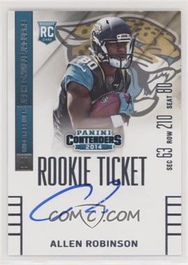 2014 Panini Contenders - [Base] #203.1 - Allen Robinson (Running)