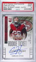 Carlos Hyde (Ball in Right Hand) [PSA 9 MINT]