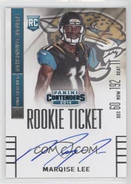 2014 Panini Contenders - [Base] #226.2 - Marqise Lee (Posing Without Football Visible) /55