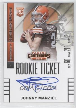 2014 Panini Contenders - [Base] #240.1 - Johnny Manziel (Throwing, Looking to his Left)