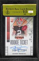 Johnny Manziel (Posing with Ball in Left Hand) [BRCR 9.5] #/50