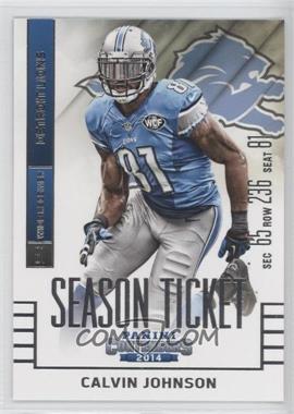 2014 Panini Contenders - [Base] #58 - Calvin Johnson