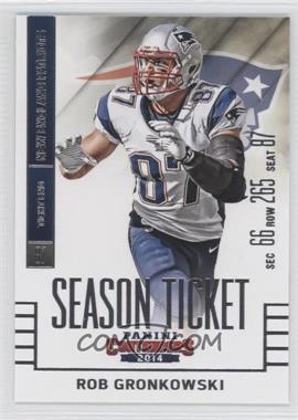 2014 Panini Contenders - [Base] #68 - Rob Gronkowski