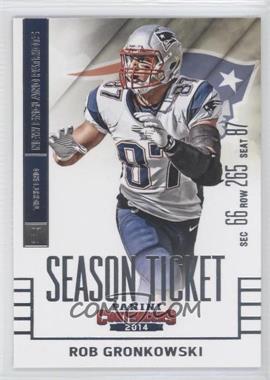 2014 Panini Contenders - [Base] #68 - Rob Gronkowski