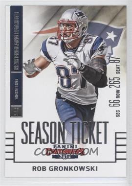 2014 Panini Contenders - [Base] #68 - Rob Gronkowski