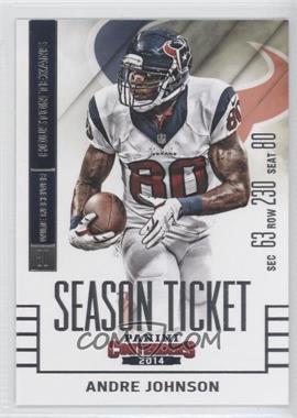 2014 Panini Contenders - [Base] #92 - Andre Johnson