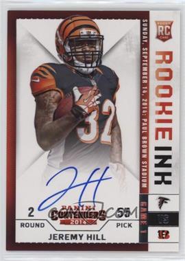 2014 Panini Contenders - Rookie Ink RPS #RRI-JH - Jeremy Hill