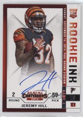 2014 Panini Contenders - Rookie Ink RPS #RRI-JH - Jeremy Hill