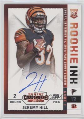 2014 Panini Contenders - Rookie Ink RPS #RRI-JH - Jeremy Hill