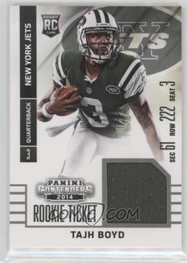 2014 Panini Contenders - Rookie Ticket Swatches #RTS-19 - Tajh Boyd